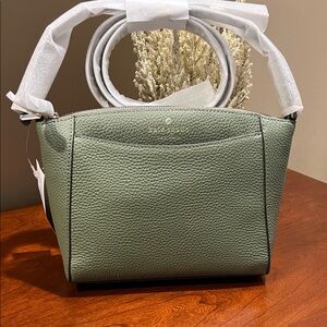 Kate Spade Mint Green Textured Shoulder Bag